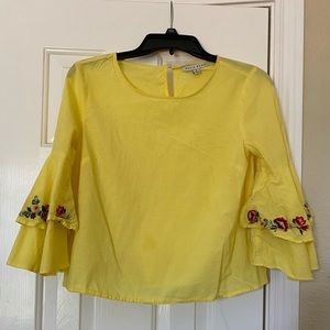 Yellow Flower Blouse
